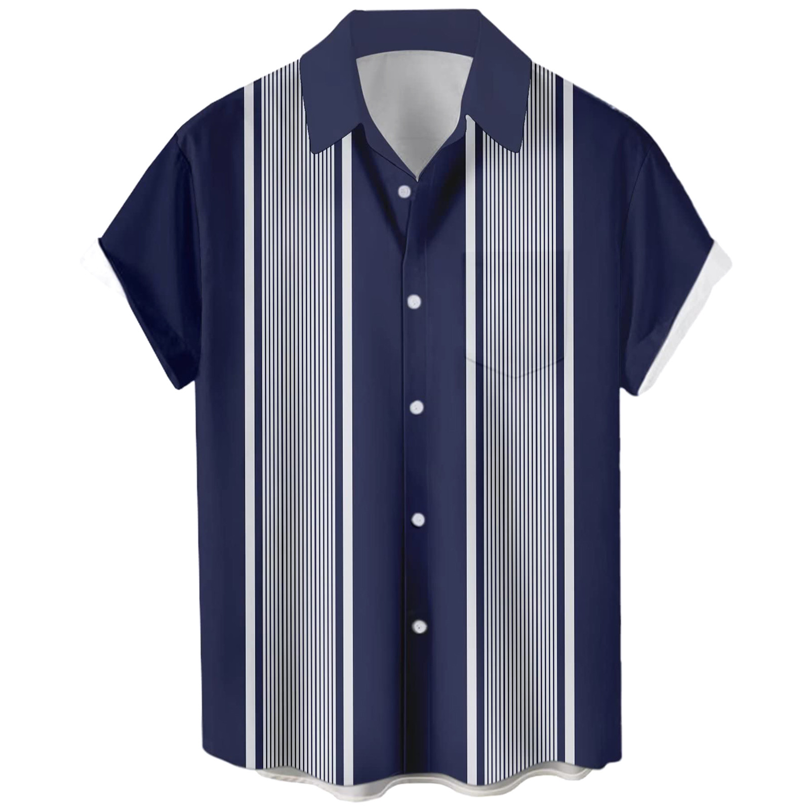 Summer Men'S Casual Shirt Coconut Print Short-Sleeved Shirt Ropa Hombre. 