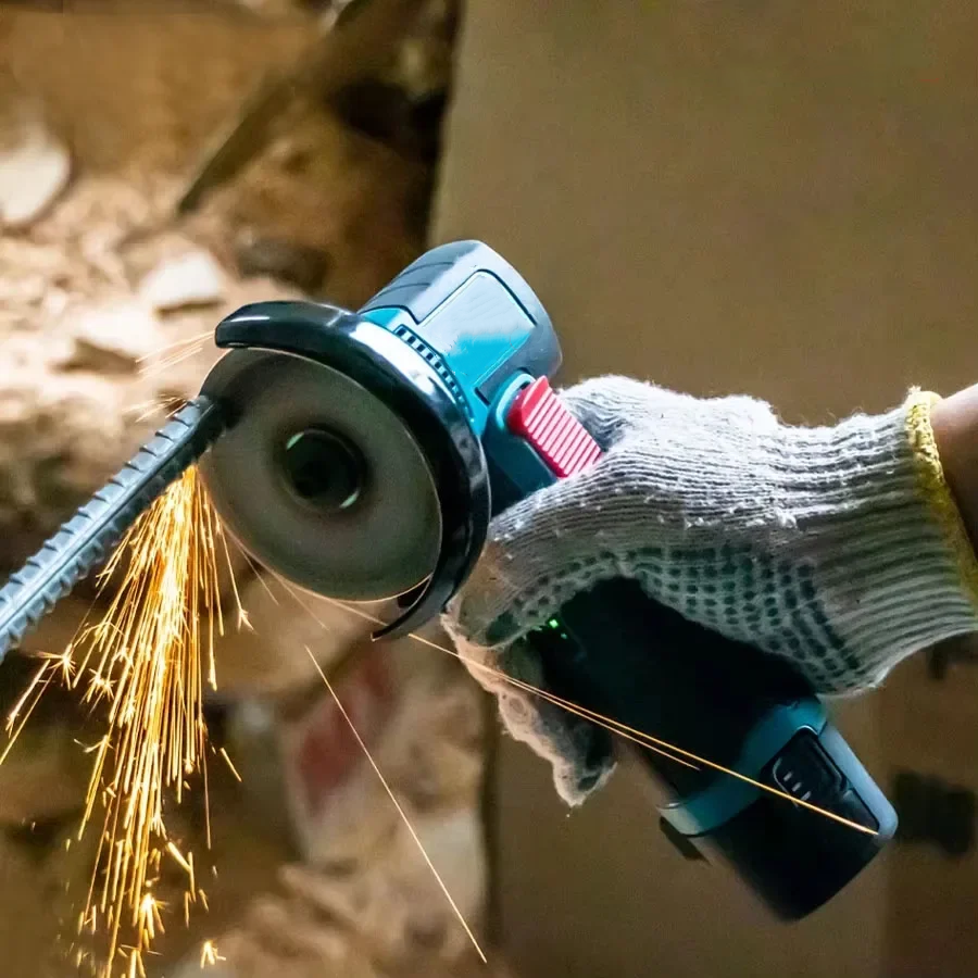 Brush motor 12v Mini Angle Grinder Rechargeable Grinding Tool Polishing Grinding Machine For Cutting Diamond Cordless Power Tool. 