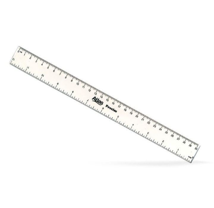 Atlas Clear 12" Ruler For Schools/Preschools - 01 nos. 