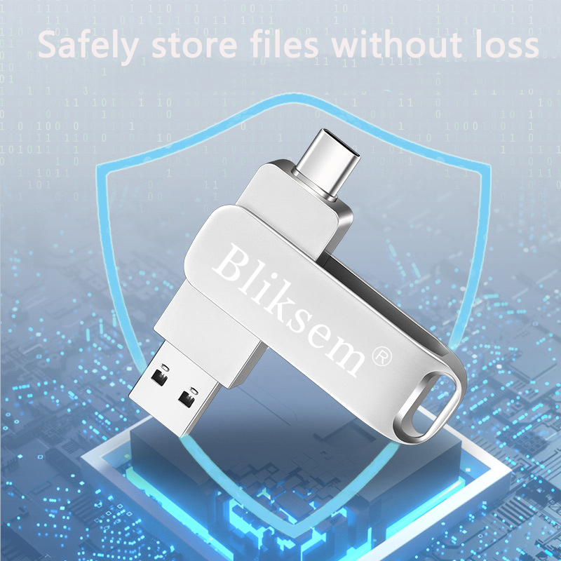 Pen Drive 64GB  OTG 128GB Type C USB 2.0 Flash Drive External Memory Stick for SmartPhone MacBook Tablet. 