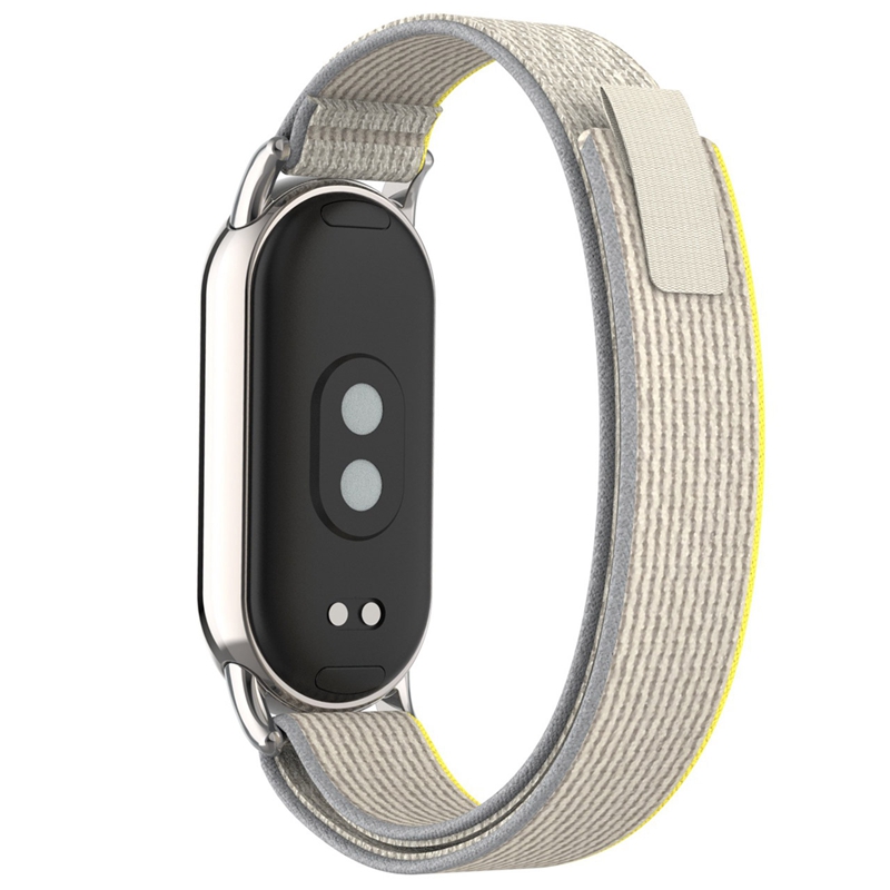 Nylon Strap for Xiaomi Mi Band 8 Wristband Metal Head Particles Replacement Bracelet Belt for Xiaomi Miband 8 Mi Band 8 Strap. 
