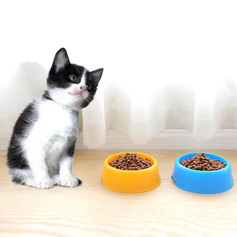 Dog Cat Bowls Travel Footprint Feeding Feeder Water Plastic Bowl For Pet Dog Cats Puppy Outdoor Food Dish. 