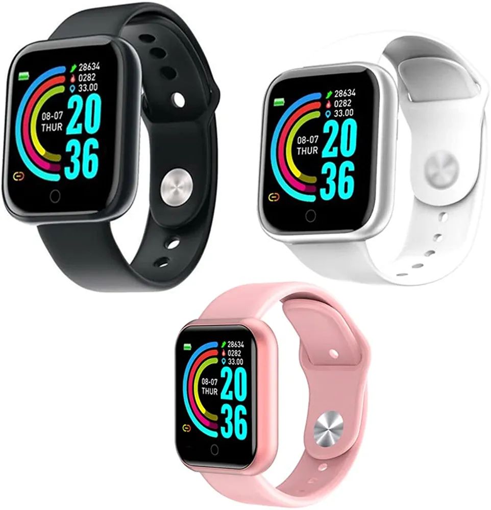 Y68 Smart Watch Sport Bracelet for Men Women High Quality Waterproof Band Bluetooth Wristband Fitness Tracker Heart Rate Monitor 