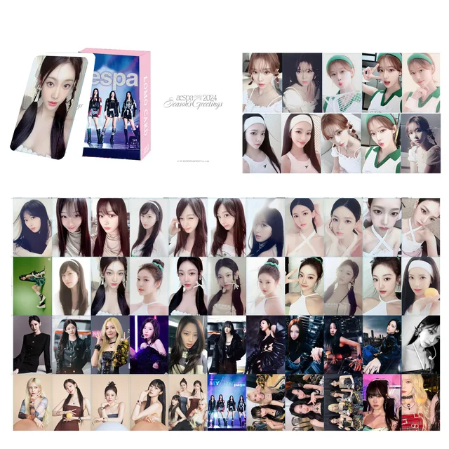 55Pcs Girl Idol Group New Album Armageddon Supernova HD Printd Photocards NINGNING WINTER KARINA GISELLE Lomo Card Fans Gift. 