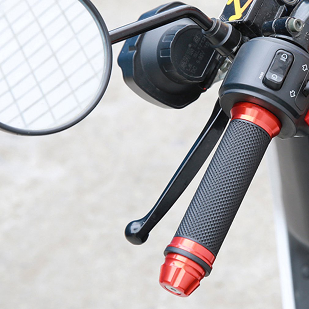 1 Pair 7/8'' Anti-Slip Motorcycle grips hand Handlebar Bar Grips Bicycle Rubber Mountain Cycle Handle Handlebar Bar Grips. 