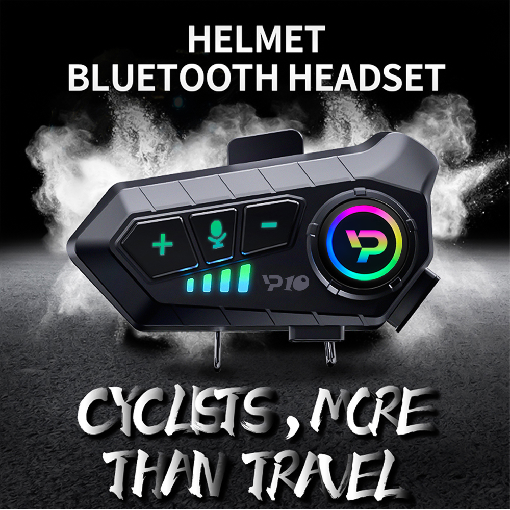 Kebidumei Motorcycle Helmet Headset Handsfree Call 2000mAh Stereo Anti-Interference Waterproof Music Player Wireless Earphone. 