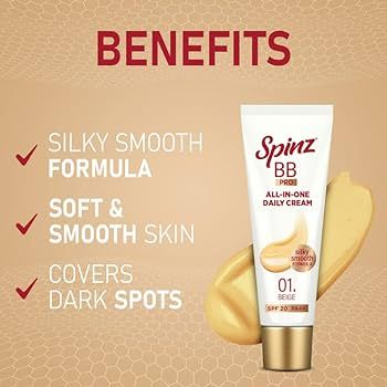 Spinz BB Pro Brightening & Beauty Face Cream 15g | Daraz.lk