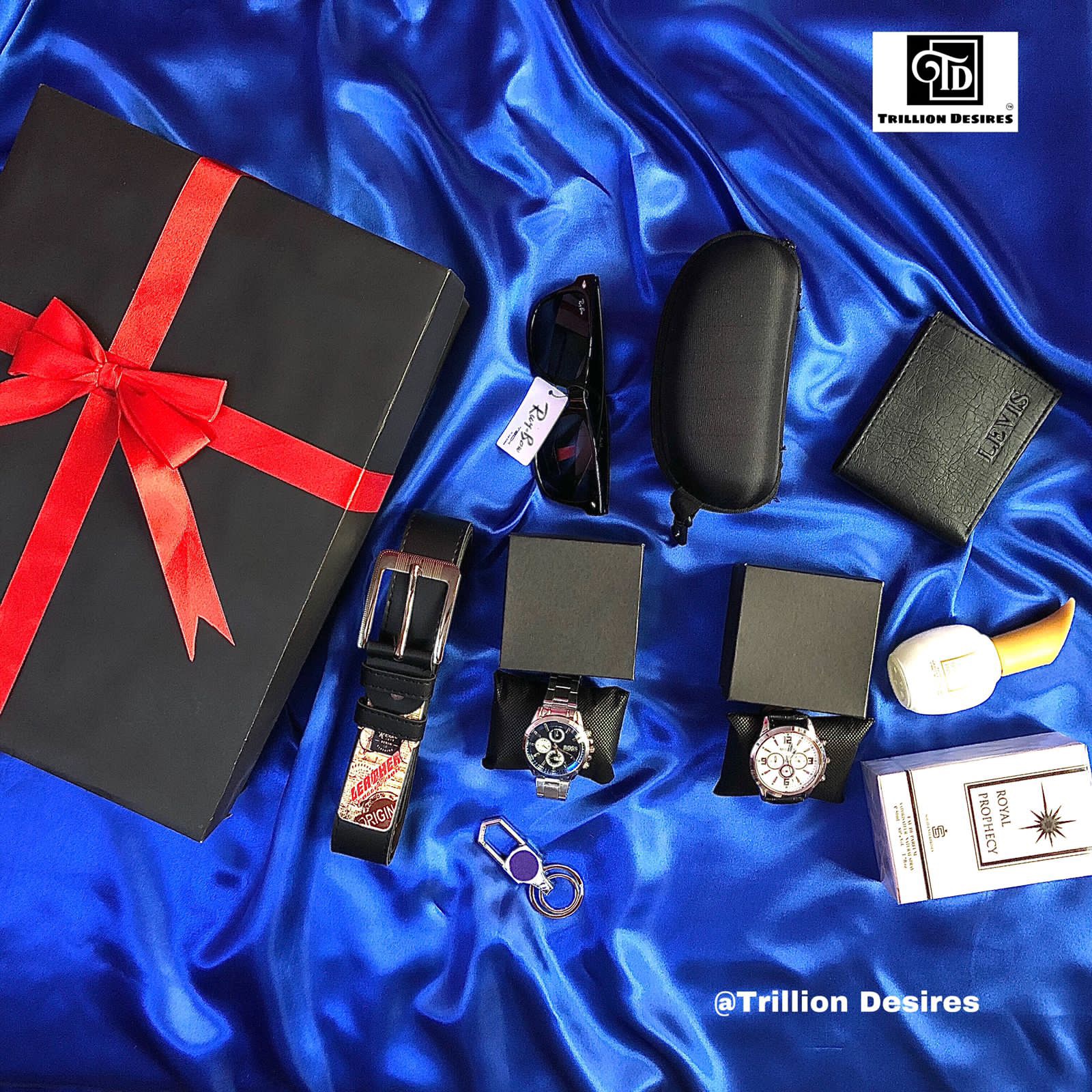 Gift Box For Boyfriend Men Boys For Birthday 7in1-Black. 