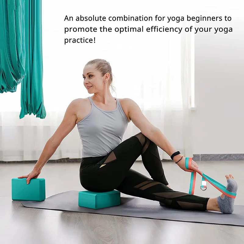 1pc High Density Yoga Foam Blocks Non-slip Solid Color Yoga Balance Fitness Dance Supplies For Yoga Pilates And Meditation. 