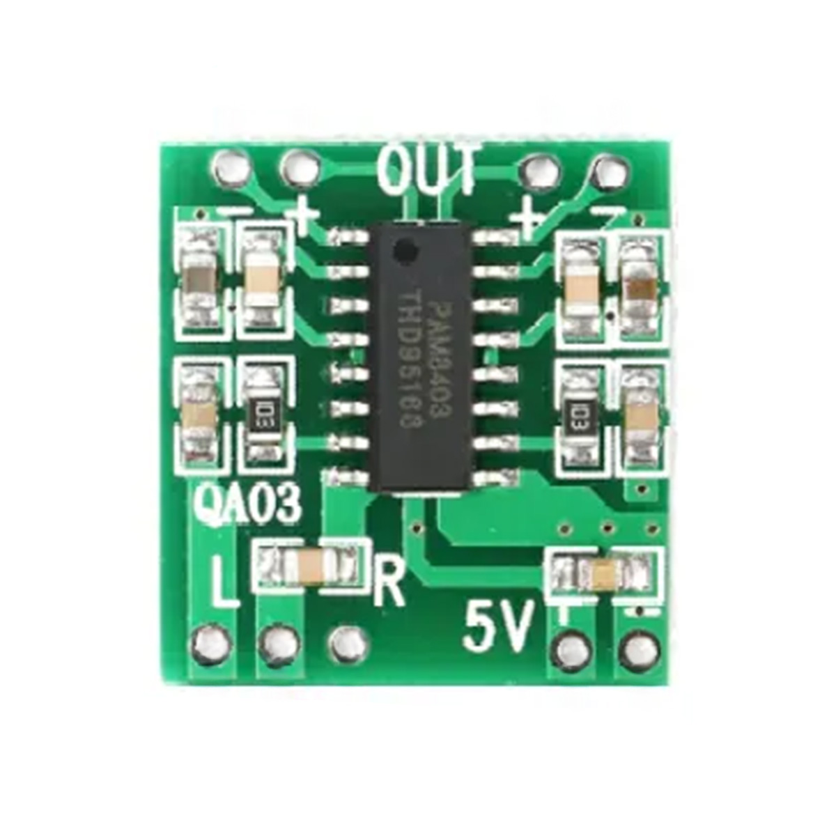 DC 5V PAM8403 Audio Amplifier Board 3W Plus 3W Stereo Class D Module with USB Power Ultra Mini Design