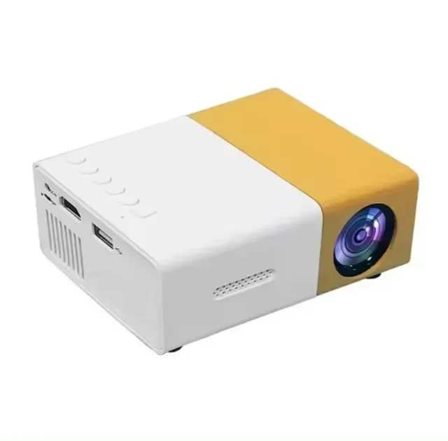 Mini projetor LED portátil, YG300, compatível com HDMI, USB, TF, áudio, casa, leitor multimídia, inteligente, portátil, viagem,. 