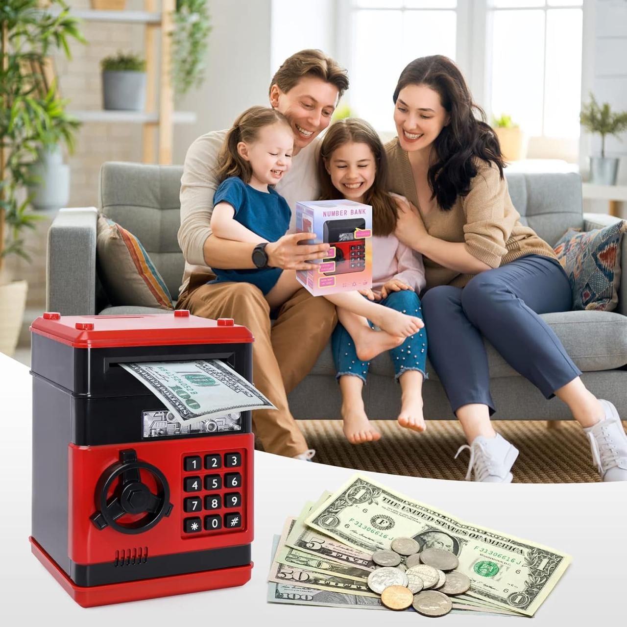 Mini Cash Bank ATM Machine | Daraz.lk