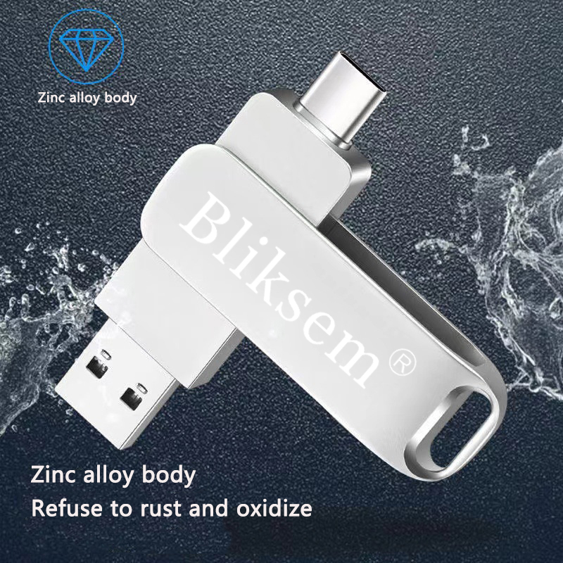 Pen Drive 64GB  OTG 128GB Type C USB 2.0 Flash Drive External Memory Stick for SmartPhone MacBook Tablet. 