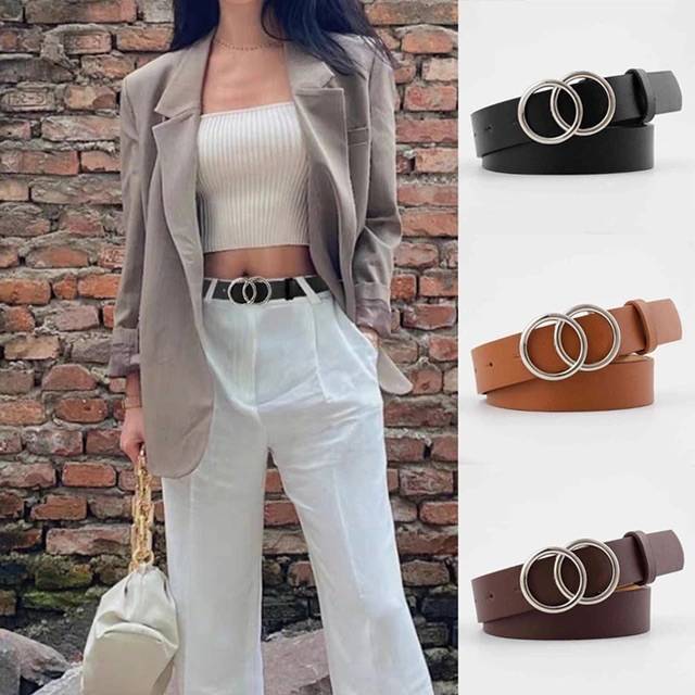  Gold Waist Chain Belts For Women Dresses Fashion CG GG CC  Double G O Ring Buckle Ladies Link Belly Body Hip Belt For Jeans Pants M