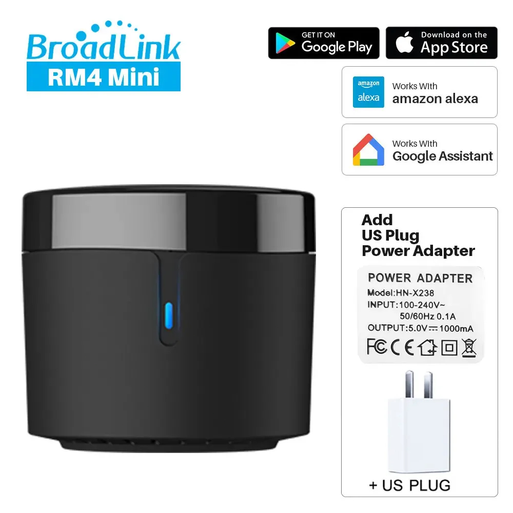 BroadLink RM4 mini Smart Infrared infrared remote control air conditioning voice remote control smart home. 