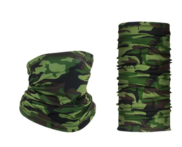 Breathable Sunscreen Ice Silk Scarf Outdoor Fishing Magic Face Scarf Neck Sleeve Cycling Mask Sports Headgear. 