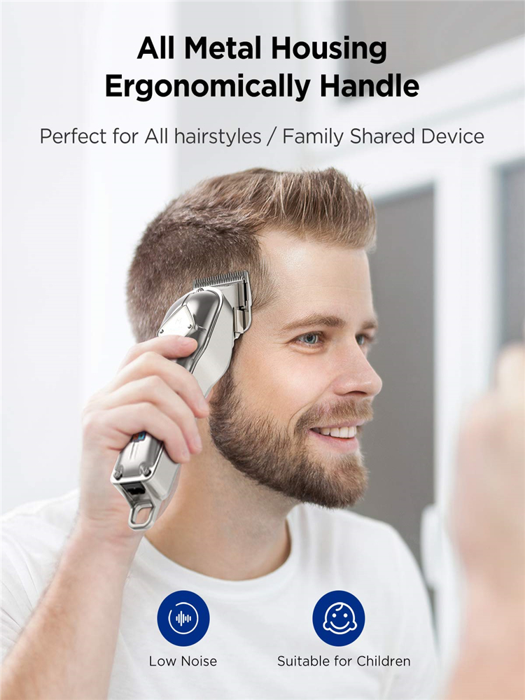 Limural Hair Clippers for Men Professional Hair Cutting Kit Beard Trimmer Barbers Cordless Close Cutting T-Blade Trimmer Kit. 