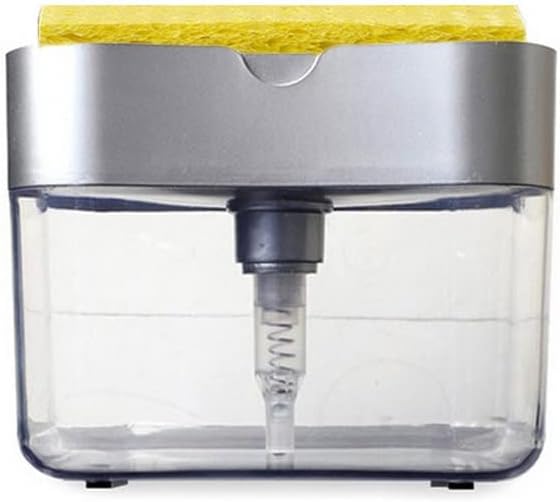 2 in 1 Soap Pump Plastic Dispenser for Dishwasher Liquid Holder. 