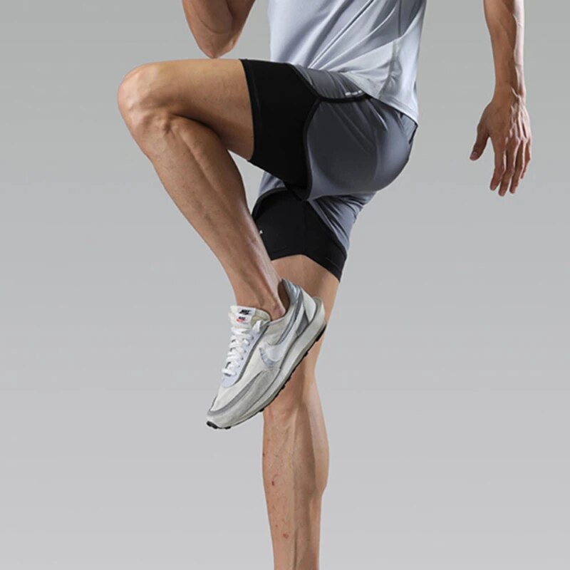 5/1Men's Aloe Pants Athletic Shorts Two-Layer Swim Trunks: Stylish, Quick-Drying & Comfortably Fit for Beach, Pool & Hot Spring!. 