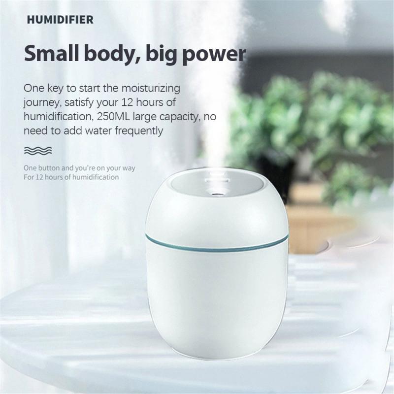 Mini Humidifier Usb For Household Use To Increase Air Humidity And Alleviate Skin Dryness Nightlight Mute Portable Desktop Small. 