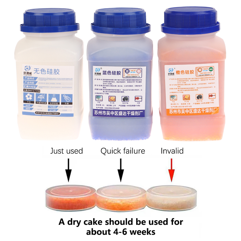 500g Waterproof Reusable Silica Gel Beads Moisture Absorber Electronic Product Desiccant Moisture Absorber Dehumidifie. 