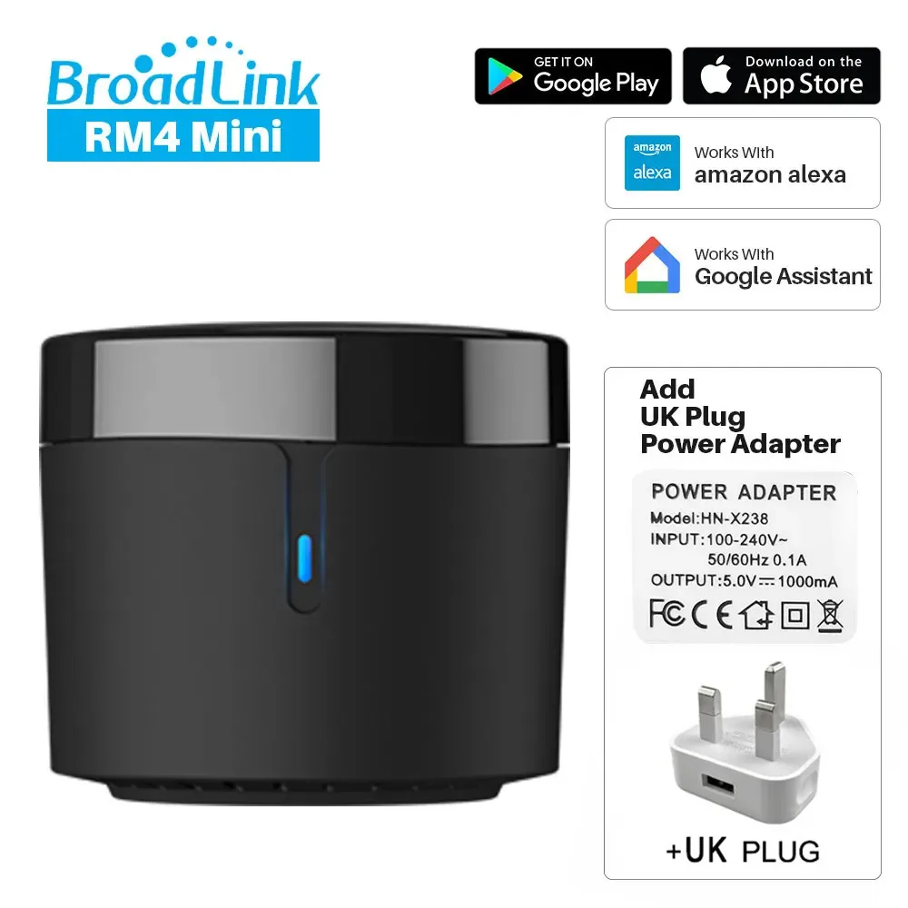 BroadLink RM4 mini Smart Infrared infrared remote control air conditioning voice remote control smart home. 