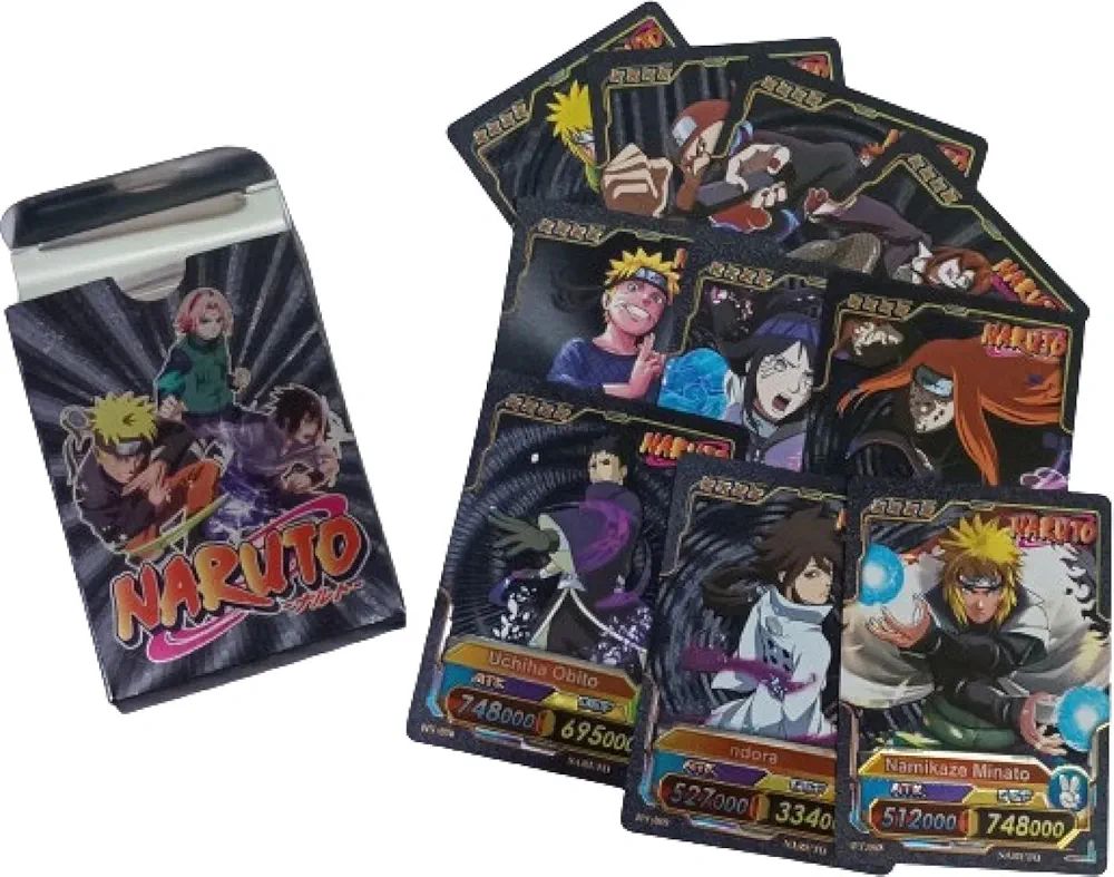 Naruto Foil cards Gold,black,rainbow, silver Flash Shiny Game ...
