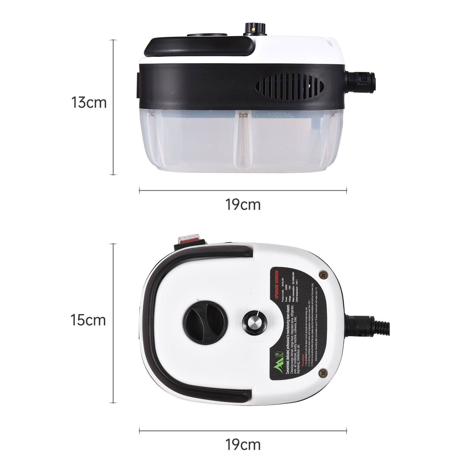 Multifunctional High Pressure Steam Cleaner Portable Handheld 3500W High Temperature Steam Cleaning Machine 6-gear Adjustment. 