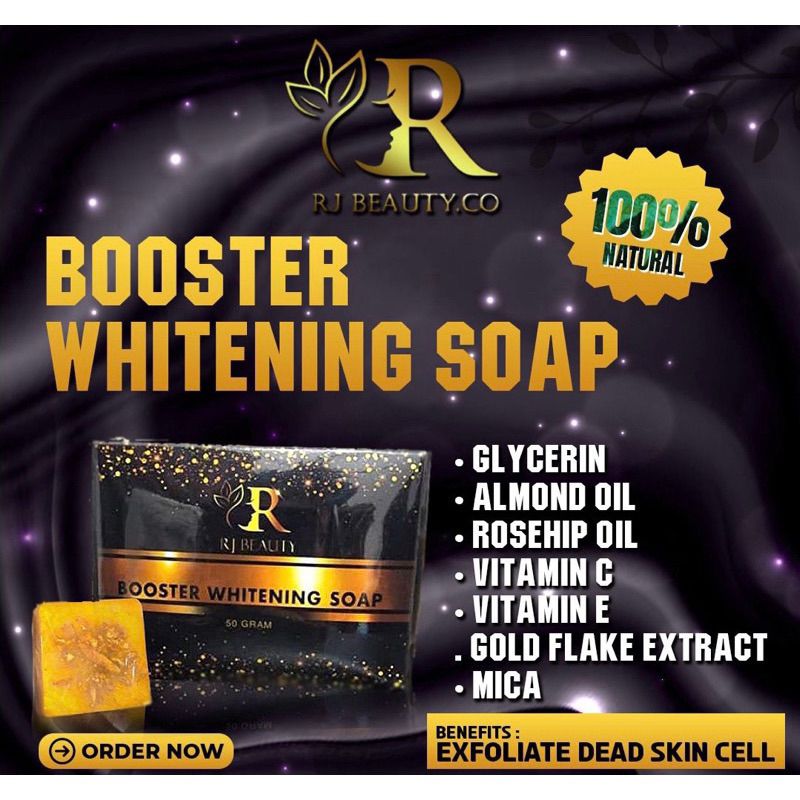 RJ Booster Whitening Soap (50g). 