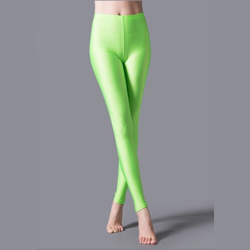 High Elastic Skinny Leggings Pencil Pants Slim Plus Size Trousers Shiny Yoga Pant For Female Sexy Skin Friendly Tight Legging. 