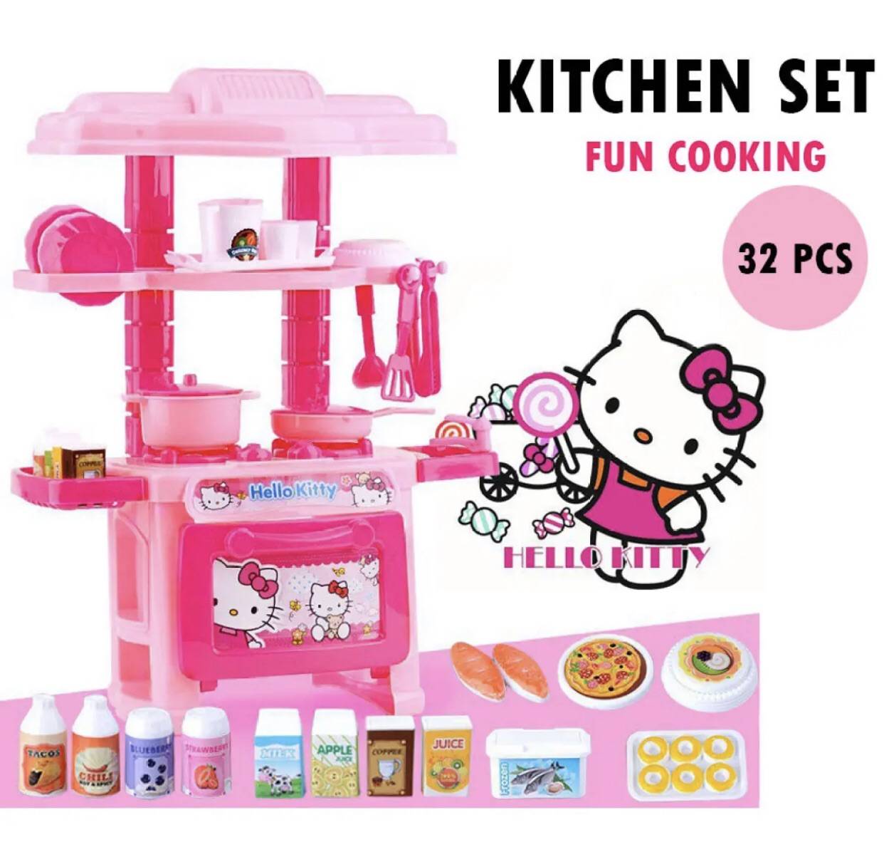 Mini Kitchen Set For Girls Simulation Play Home With Small Small