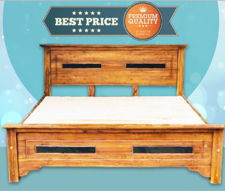 Teak Box Bed 72×60 (6×5) | Daraz.lk