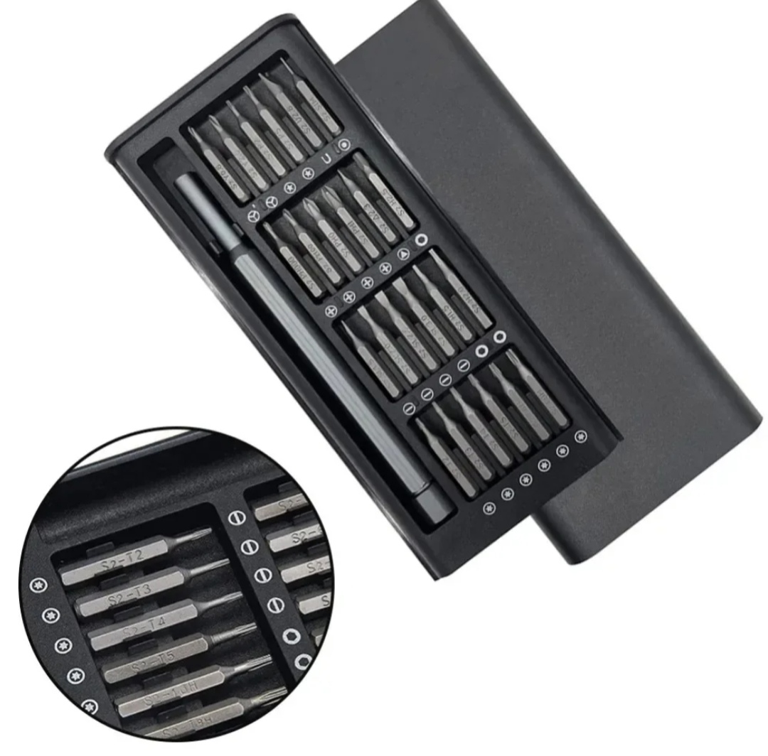 25 In 1 Precision Magnetic Screwdriver Hand Tool Professional Repair Tool Kit Multi Functional Multifunctional Tools Set Manual. 