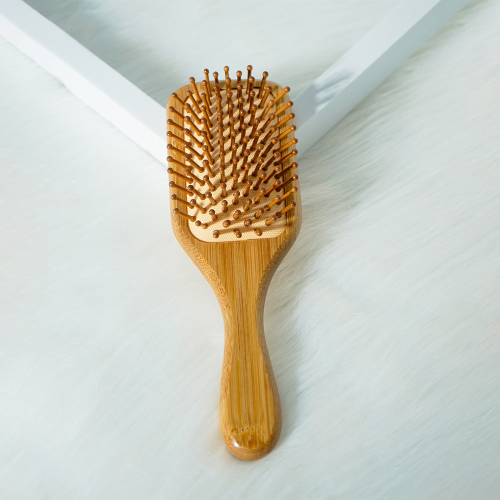 Bamboo Hair Brush Air Bag Wide Teeth Bamboo Combs Smooth Massage Scalp Brush Barber Comb Women Hairdressing Styling Hair Tools. 