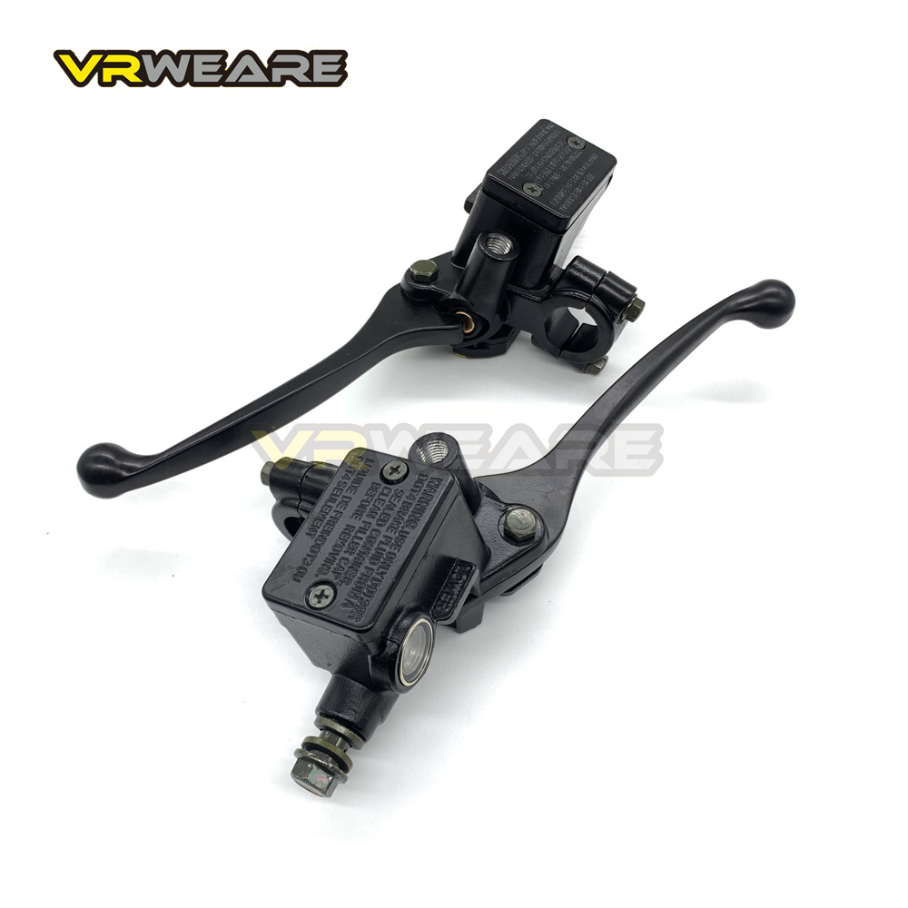 LEFT SIDE Motorcycle Brake Master Cylinder Hydraulic Left Lever Pump For Dirt Pit Bike ATV Quad Moped Scooter Buggy Go Kart. 