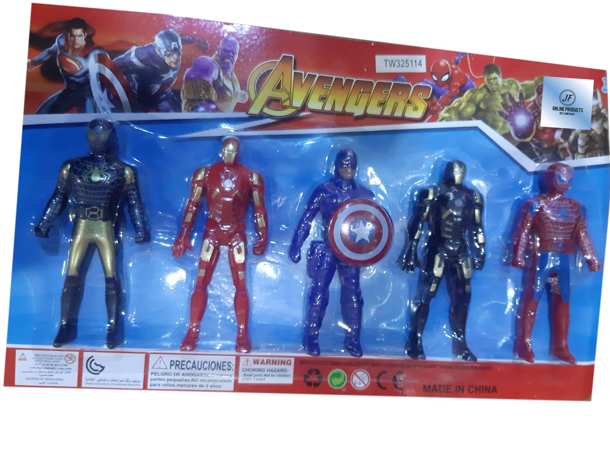 Avengers super hero 5ps----2020 Marvel Amazing Ultimate SpiderMan ...