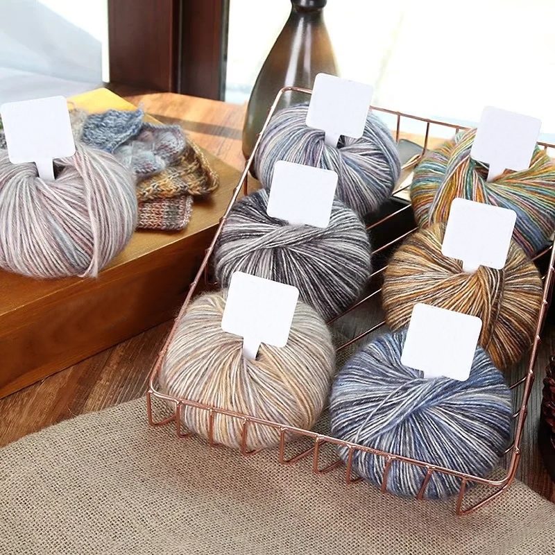 50G/Ball Color Cotton Wool Crochet Yarn Soft Eco Friendly Knitting Yarn DIY Handmade Baby Scarf Sweater Weaving Knitting Thread. 