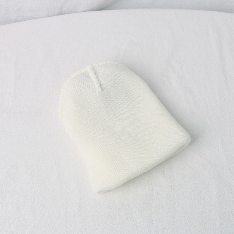 Cartoon Bear Baby Knitted Hat Autumn Winter Warm Newborn Infant Beanies for Boys Girls Soft Comfortable Toddler Kids Bonnet. 