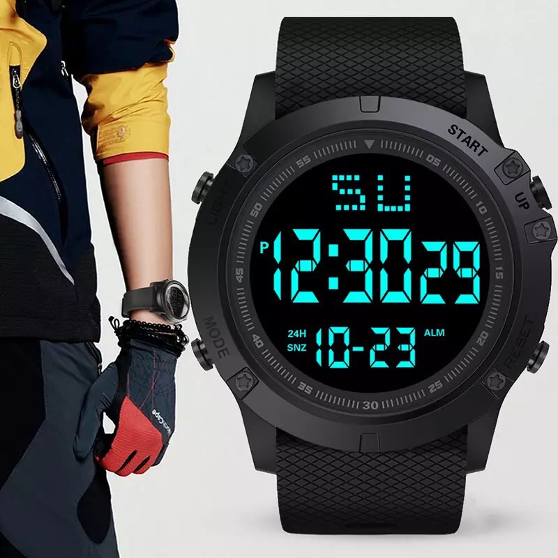 Fashion Men's Military Sports Watch Luxury Led Digital Water Resistant Watch. 