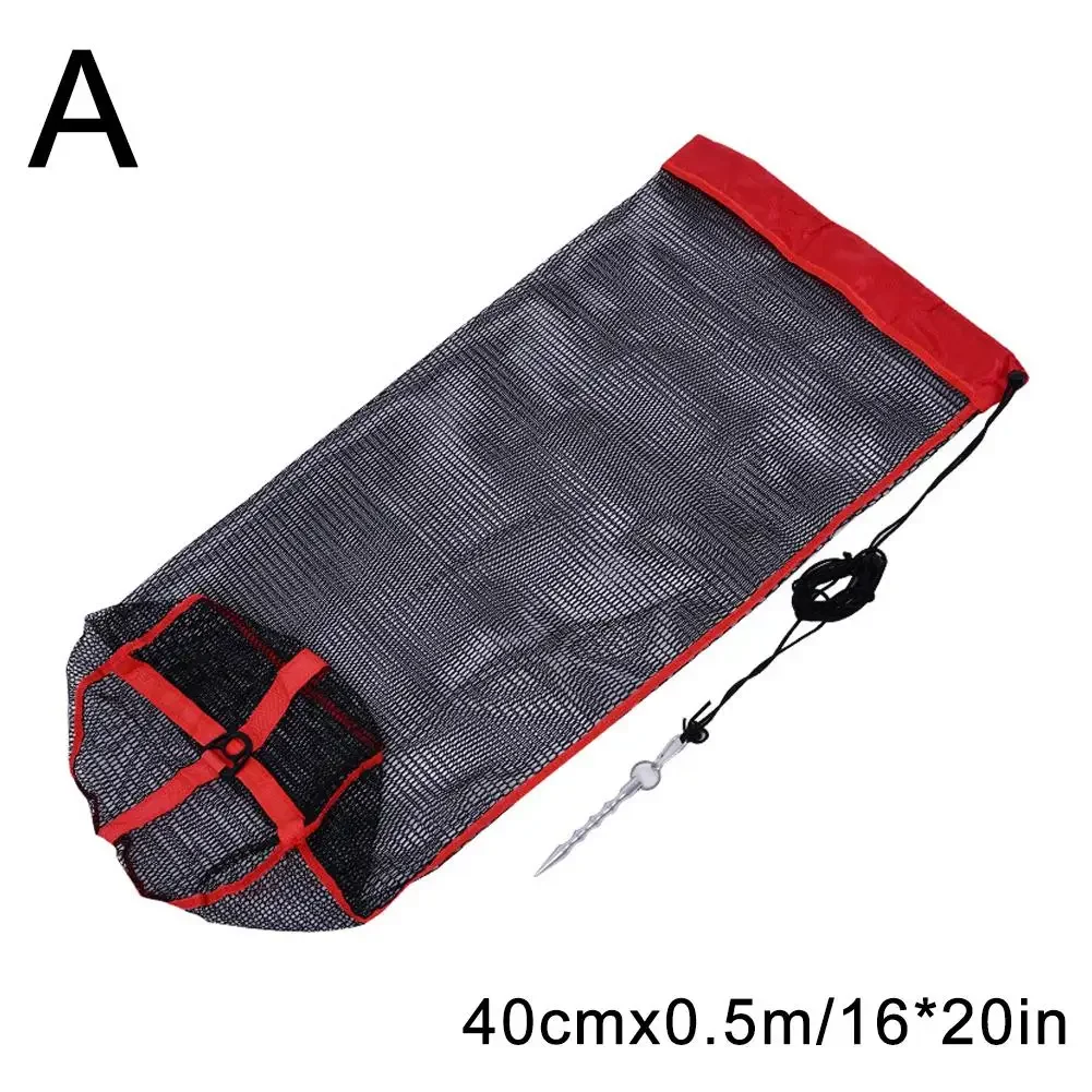 Net Float Bags Foldable Fish Net Bag Nylon Float Trap Monofilament Fishing Bundle ...