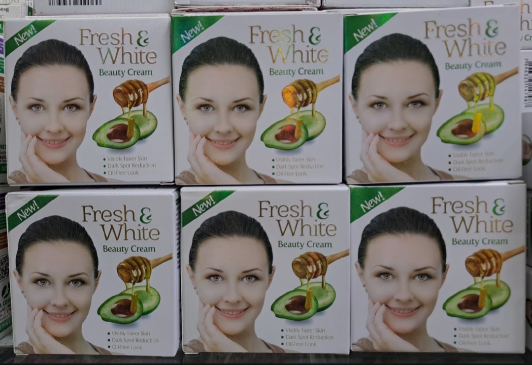 Fresh and white cream. 