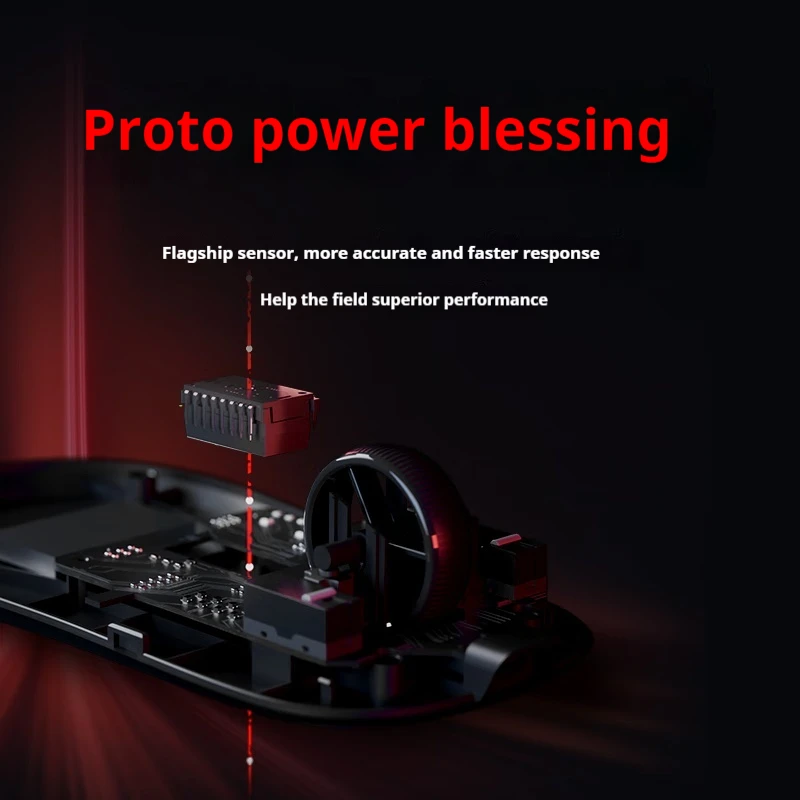 The New Vxe Mad R/R Major Gaming E-Sports Mouse Paw3395/3950 Dual-Mode Nonporous Lightweight Ergonomic Standard 8k. 