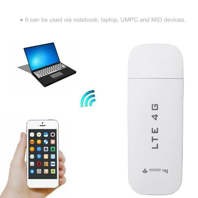 Unlock pocket router LTE 4G USB MODEM with Wi-Fi Hotspot. 