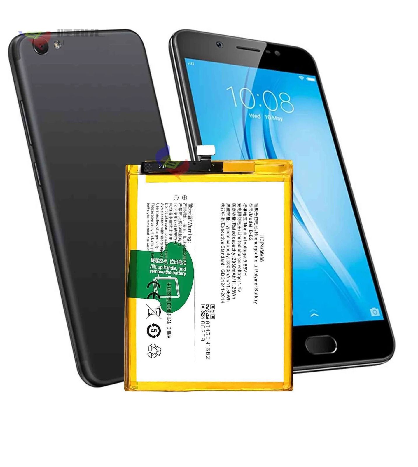 VIVO Y66 BATTERY Vivo B-B2 BATTERY VIVO Y65 BATTERY Vivo B B2 BATTERY VIVO Y67 BATTERY VIVO V5 BATTERY VIVO V5S BATTERY  VIVO V5 LITE BATTERY VIVO B B2 BATTERY 3000mAh. 