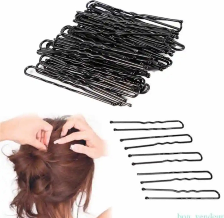 Hair Clips/Haranel Clips Black Colour 10pcs