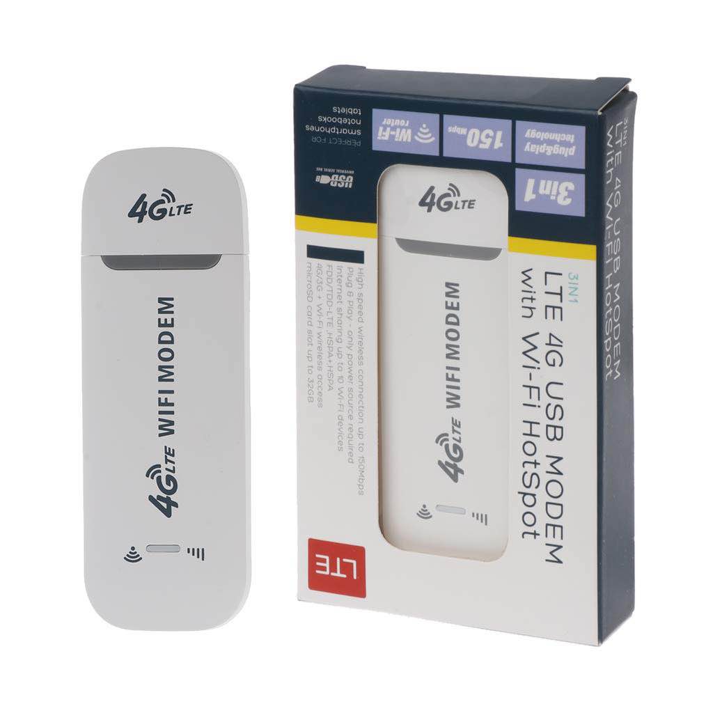 Genuine 4G / 3G LTE USB WIFI Portable Dongle + Router + Modem + Hotspot ...