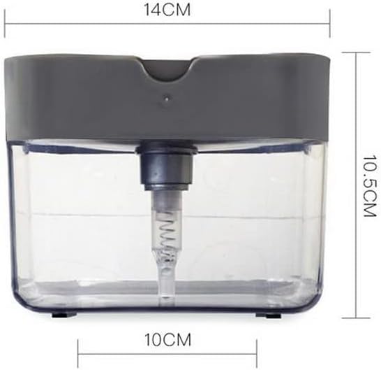 2 in 1 Soap Pump Plastic Dispenser for Dishwasher Liquid Holder. 