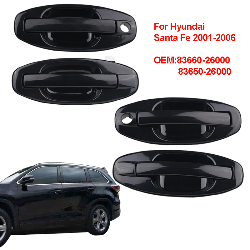 4Pcs Inside Door Handle Trim Cover Beige Plastic For Fe 2007-2012 82611