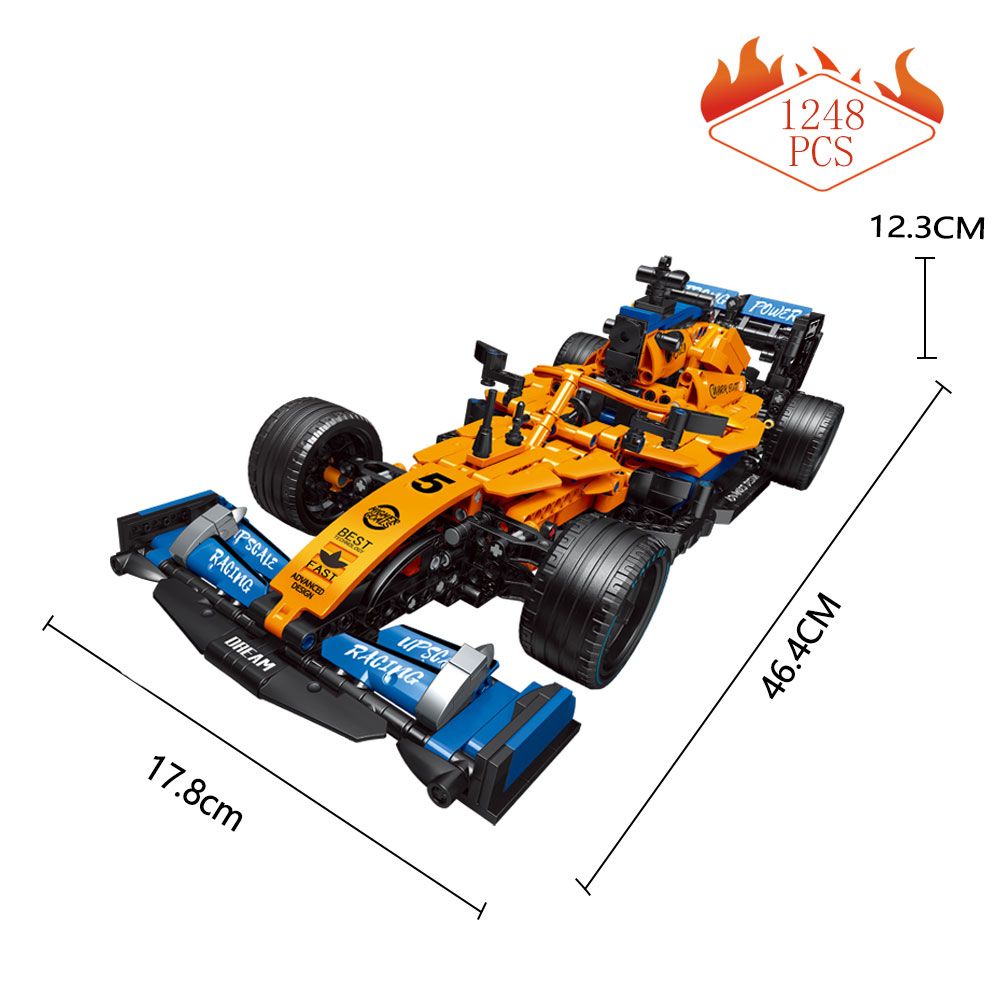High-tech Building Blocks F1 Formula 1 Remote Control Super Racing Car ...