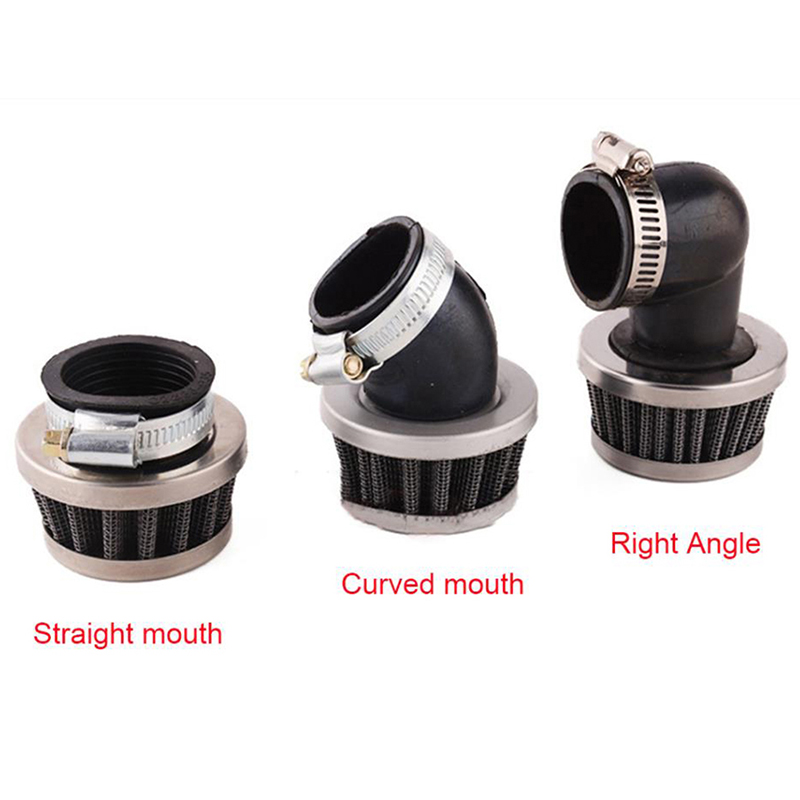 1Pcs Environmental Protection And Safety Motorcycle Air Filters 35mm Dirt Pit Bike Straight Curved Right Mini Air Filter. 